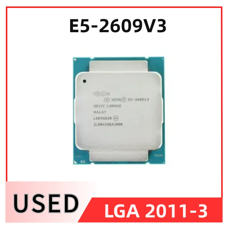 Xeon E5-2609V3 6 ھ 6  CPU μ, E5 2609v3, E5 2609 v3, 1.9 GHz, 15M, 85W, LGA 2011-3